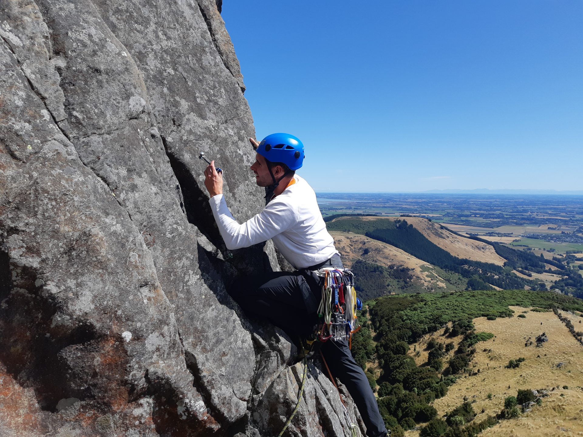 Trad Climbing Course OENZ Outdoor Education New Zealand